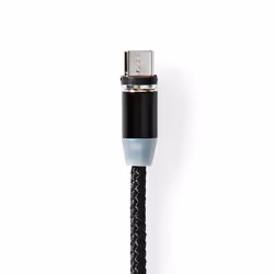 Nedis CCGB60630BK20 USB cable USB 2.0 2 m USB A Micro-USB B Black - Additional view 5