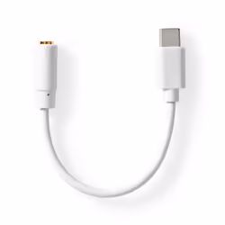 Nedis CCGB65950WT01 cable gender changer USB A 3.5mm White