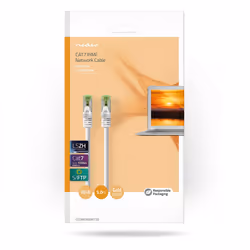 Nedis CCGB85420WT30 networking cable White 3 m Cat7 S/FTP (S-STP) - Additional view 3