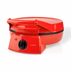 Nedis FCPM100FRD pizza maker/oven 1 pizza(s) 1800 W Black, Red - Additional view 4