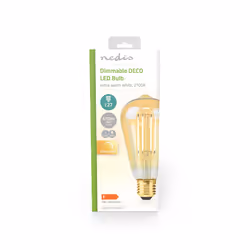 Nedis LBDE27ST64GD1 LED bulb Extra warm light, Warm white 2100 K 4.9 W E27 F - Additional view 3