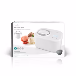 Nedis KAIM600CWT ice cream maker Compressor ice cream maker 1 L 100 W White - Additional view 7