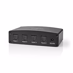 Nedis ASWI2514BK audio switch Black - Additional view 6