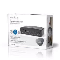 Nedis ASWI2514BK audio switch Black - Additional view 8