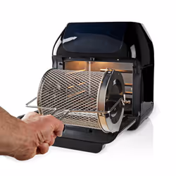 Nedis KAAFO300EBK fryer Single 12 L Stand-alone 1500 W Hot air fryer Black - Additional view 8