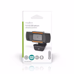 Nedis WCAM100BK webcam 2 MP 1920 x 1080 pixels USB 2.0 Black - Additional view 7