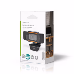 Nedis WCAM100BK webcam 2 MP 1920 x 1080 pixels USB 2.0 Black - Additional view 8