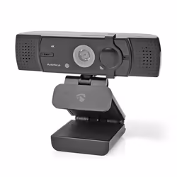 Nedis WCAM120BK, 8.3 MP, 3840 x 2160 pixels, Full HD, 60 fps, 1920x1080@60fps, 3840x2160@30fps, USB 2.0