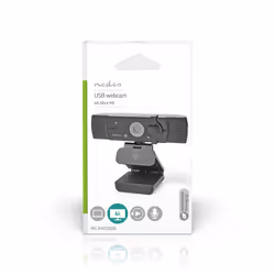 Nedis WCAM120BK webcam 8.3 MP 3840 x 2160 pixels USB 2.0 Black - Additional view 8