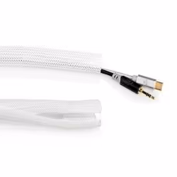Nedis CMSL0015WT200 cable insulation Braided sleeving White 1 pc(s)