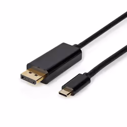 Nedis CCGB64352BK20 video cable adapter 2 m USB Type-C DisplayPort Black