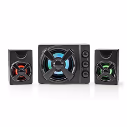 Nedis GSPR31021BK loudspeaker 2-way Black Wired 11 W