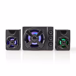 Nedis GSPR31021BK loudspeaker 2-way Black Wired 11 W