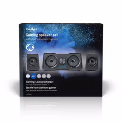 Nedis Gaming Speaker 2-way Black Wired 16 W - Additional view 8