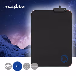 Nedis GMPDL110BK mouse pad Gaming mouse pad Black - Additional view 2