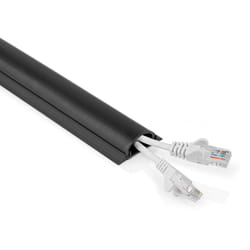 Nedis CMDT4516BK500 cable organizer Floor Cable duct Black 1 pc(s)