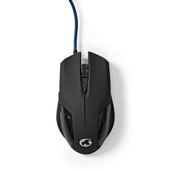 Nedis GMWD110BK mouse Gaming Right-hand USB Type-A Optical 7200 DPI