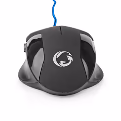 Nedis GMWD110BK mouse Gaming Right-hand USB Type-A Optical 7200 DPI