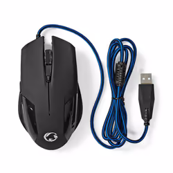 Nedis GMWD110BK mouse Gaming Right-hand USB Type-A Optical 7200 DPI - Additional view 5