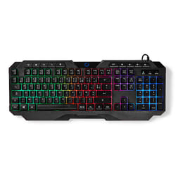 Nedis GKBD110BKFR keyboard Gaming USB AZERTY French Black