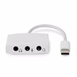 Nedis CCGB65900WT01 interface hub USB 2.0 Type-C White