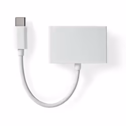 Nedis CCGB65900WT01 interface hub USB 2.0 Type-C White