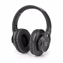 Nedis HPBT1202BK, Wired & Wireless, Music/Everyday, 20 - 20000 Hz, 185 g, Headset, Black