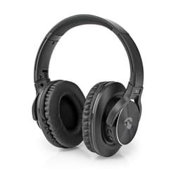 Nedis HPBT1202BK headphones/headset Wired & Wireless Head-band Music/Everyday Micro-USB Bluetooth Black