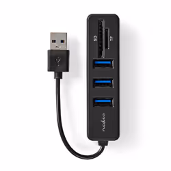 Nedis CCGB60250BK01 interface hub USB 2.0 Type-A 480 Mbit/s Black - Additional view 6