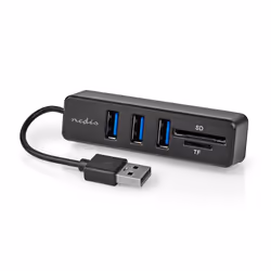 Nedis CCGB60250BK01 interface hub USB 2.0 Type-A 480 Mbit/s Black - Additional view 7