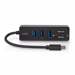 Nedis CCGB64250BK01 laptop dock/port replicator Wired USB Type-C Black - Additional view 3