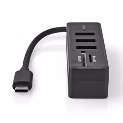Nedis CCGB64250BK01 laptop dock/port replicator Wired USB Type-C Black - Additional view 4