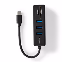 Nedis CCGB64250BK01 laptop dock/port replicator Wired USB Type-C Black - Additional view 6