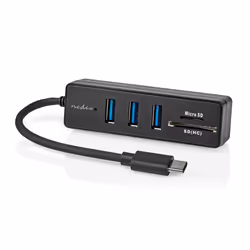 Nedis CCGB64250BK01 laptop dock/port replicator Wired USB Type-C Black - Additional view 8