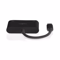 Nedis CCGB64780BK01 interface hub USB 2.0 Type-C 0 Mbit/s Black