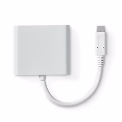 Nedis CCGB64770WT01 laptop dock/port replicator Wired USB Type-C White - Additional view 4