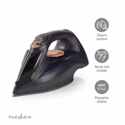 Nedis IRON1000 iron Dry iron Ceramic soleplate 2200 W Purple - Additional view 7