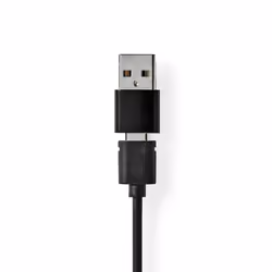 Nedis CHSTU110BK headphones/headset Wired Head-band Car/Home office USB Type-A Black - Additional view 8