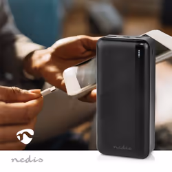 Nedis UPBKPD30000BK power bank Lithium Polymer (LiPo) 30000 mAh Black - Additional view 2