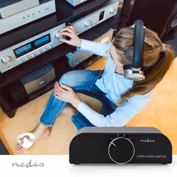 Nedis ASWI2424AT audio switch Anthracite - Additional view 6