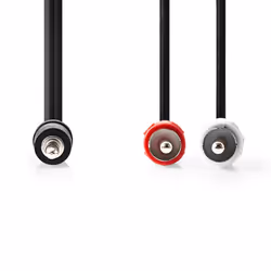 Nedis CAGL22200BK30 audio cable 3 m 3.5mm 2 x RCA Black - Additional view 2