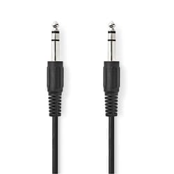 Nedis CAGL23000BK20 audio cable 2 m 6.35mm Black