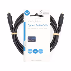 Nedis CAGL25000BK20 audio cable 2 m TOSLINK Black - Additional view 3
