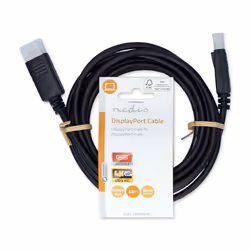 Nedis CCGL37010BK30 DisplayPort cable 3 m Black - Additional view 3