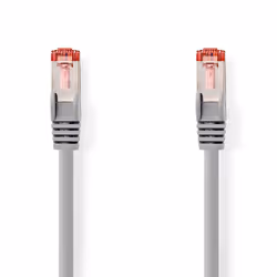 Nedis CCGL85221GY05, 0.5 m, Cat6, SF/UTP (S-FTP), RJ-45, RJ-45, Grey