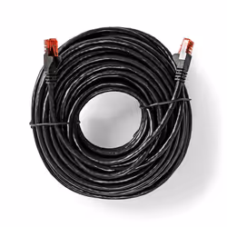 Nedis CCGL85900BK500 networking cable Black 50 m Cat6 U/UTP (UTP) - Additional view 4