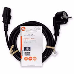 Nedis CEGL10000BK20 power cable Black 2 m ‎CEE 7/5 C13 coupler - Additional view 3