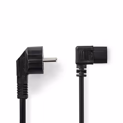 Nedis CEGL10020BK20, 2 m, Power plug type F, IEC 320