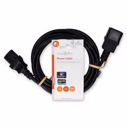 Nedis CEGL10500BK20 power cable Black 2 m C14 coupler C13 coupler - Additional view 3