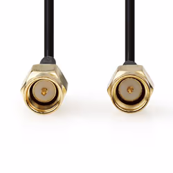 Nedis CSGL02000BK50 coaxial cable 5 m SMA Black